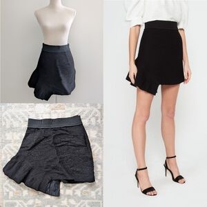 Like new Sandro Paris Aoda Asymmetric Pleated Skirt Sz Small